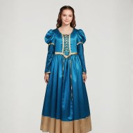 Disfraz Victoriano Azul / Niña